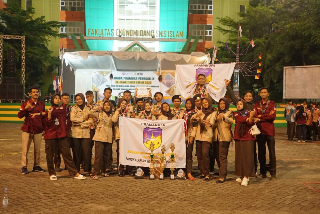 Pramuka MA Nurul Falah Poncol Raih Tiga Prestasi di LPP IX Se-Jawa Timur 2026