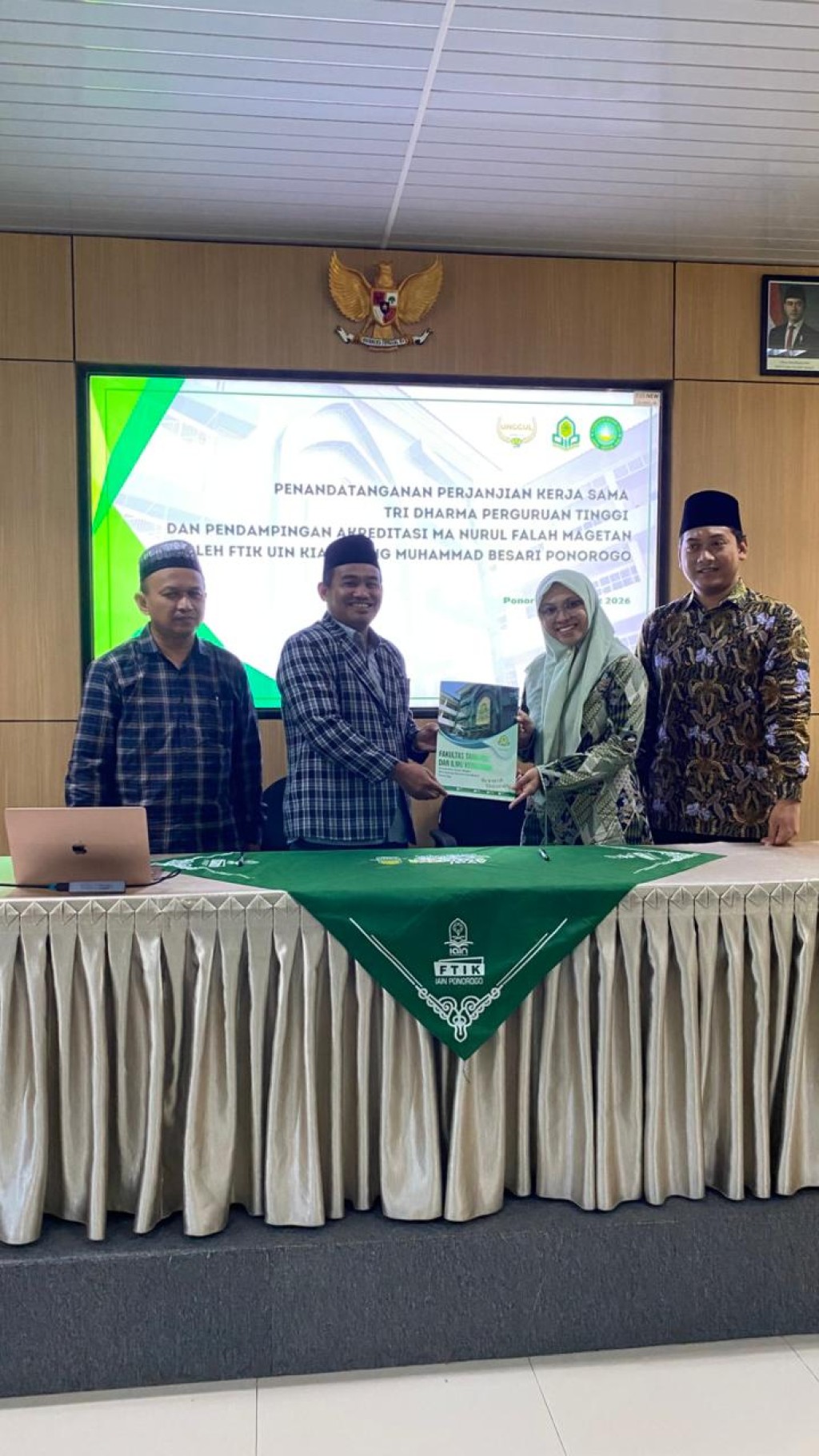 MA Nurul Falah Magetan Jalin Kerja Sama Tri Dharma dan Pendampingan Akreditasi dengan FTIK UIN Ponorogo untuk perkuat mutu pendidikan. 