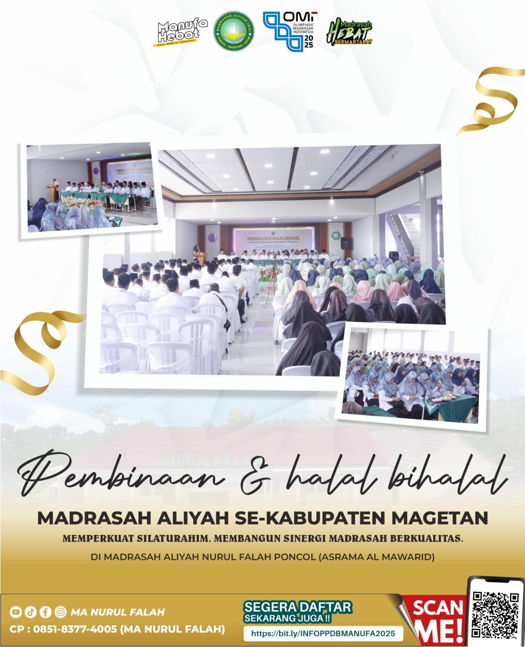 Pembinaan dan Halal Bihalal MA Se-Kabupaten Magetan di MA Nurul Falah Poncol