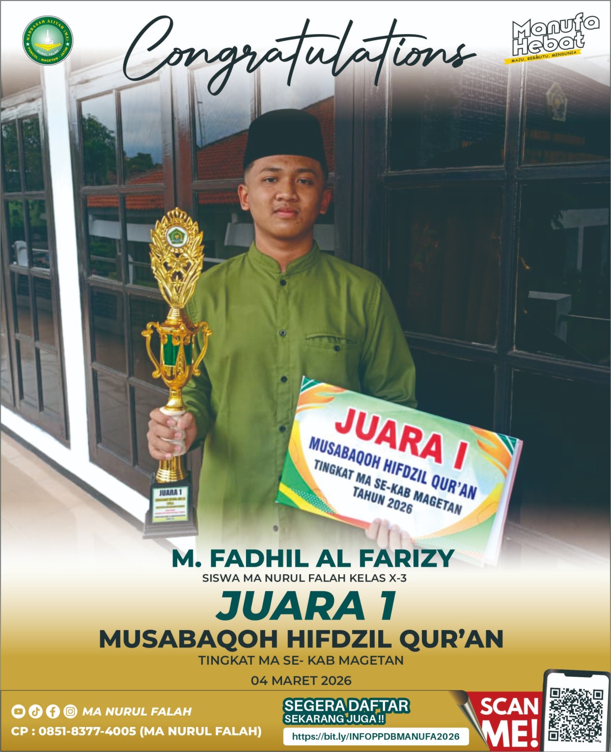 Juara 1 Musabaqoh Hifdzil Qur’an